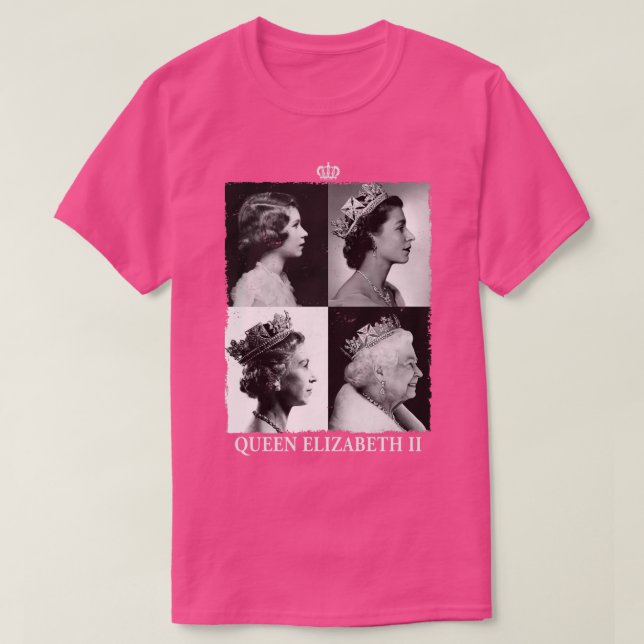 T-shirt British Queens Platinum Jubilee (Design devant)