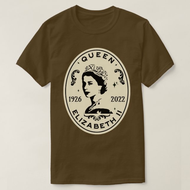 T-shirt British Queens Platinum Jubilee (Design devant)