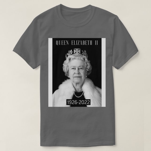 T-shirt British Queens Platinum Jubilee (Design devant)