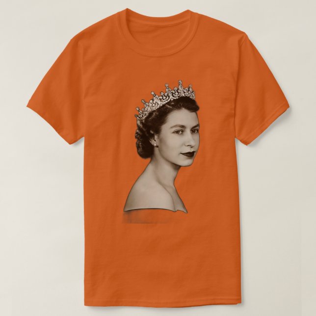T-shirt British Queens Platinum Jubilee (Design devant)
