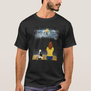 T-shirt British Shorthait Chat Je ne parle qu'à mon chat à