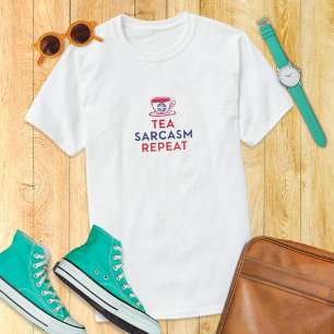 T-shirt British Tea Cup Funny Londres Angleterre Souvenir