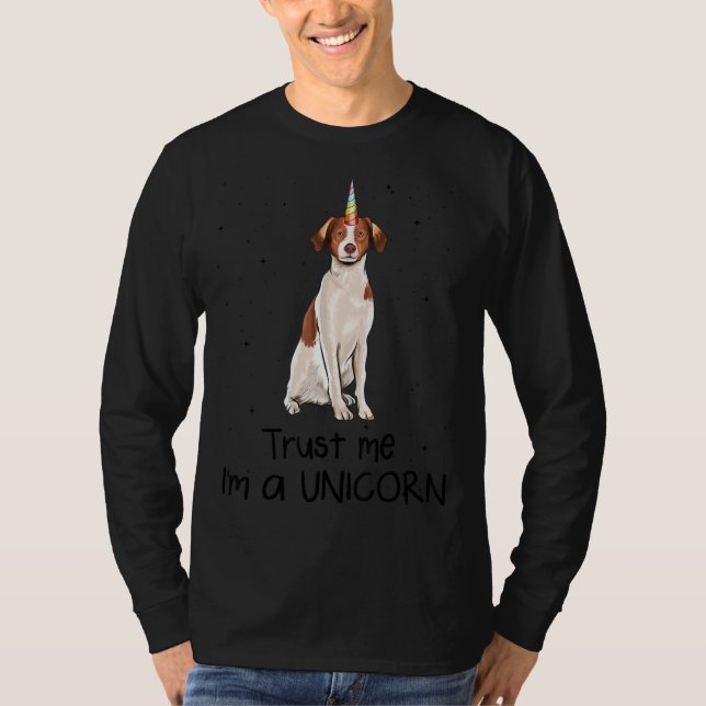 T-shirt Brittany Faites-moi confiance Je suis un chien lic (Devant)