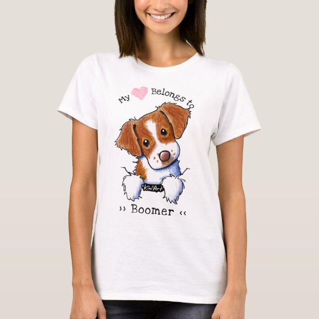 T-shirt Brittany MON COEUR APPARTIENT À (Devant)