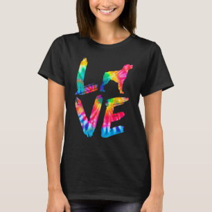 T-shirt Brittany Tie Dye Love Chien Maman Papa