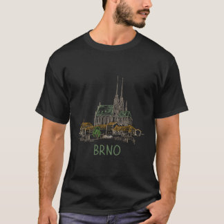 T-shirt Brno République Tchèque Unique Main Drake Art Cade