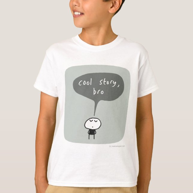 T-shirt Bro à histoire cool... (Devant)