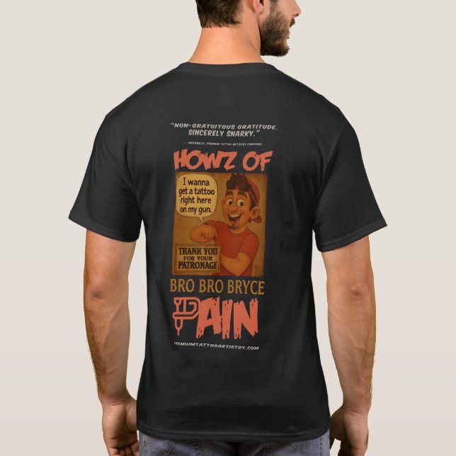 T-shirt Bro Bro Bryce Tribute Tee – Howz of Pain Comic (Dos)