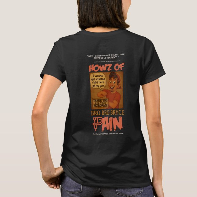 T-shirt Bro Bro Bryce Women’s Tribute Tee – Howz of Pain  (Dos)