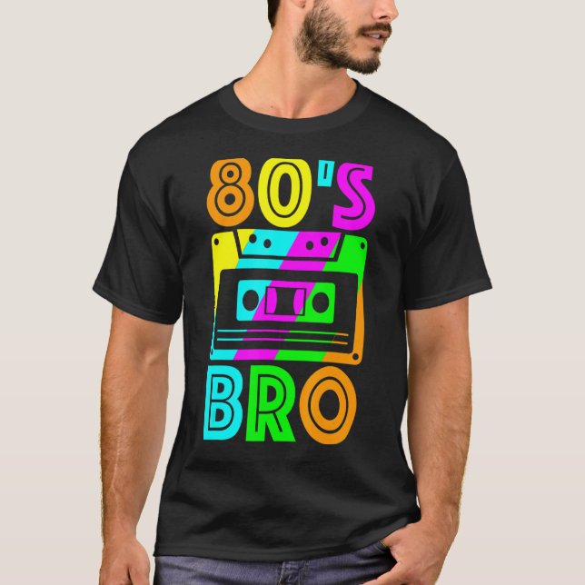 T-shirt Bro des années 80 1980 1980 1980 Anniversaire Vint (Devant)