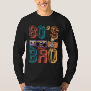 T-shirt Bro des années 80 Cassette Vintage Costume Party 8