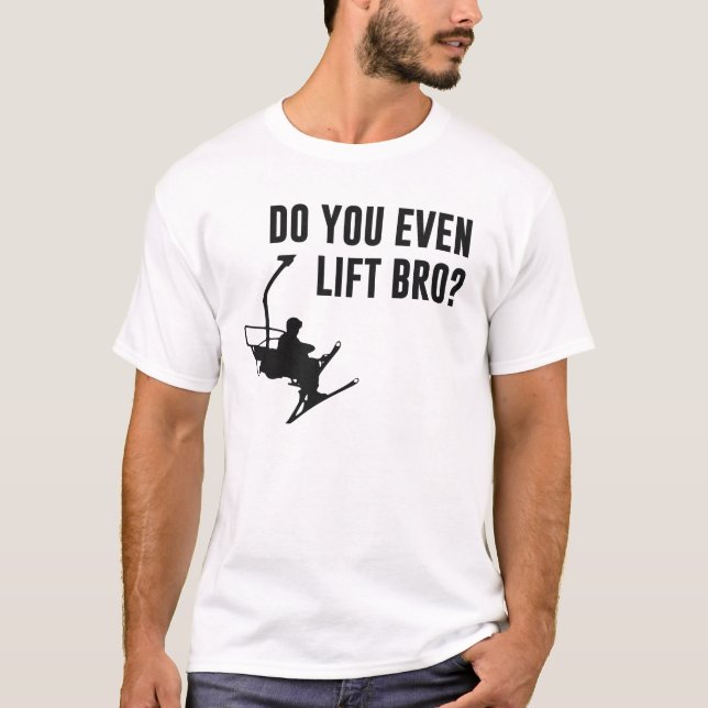 T-shirt Bro, font vous même remonte-pente ? (Devant)