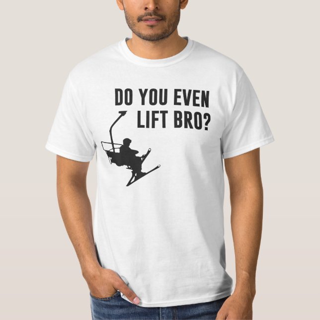 T-shirt Bro, font vous même remonte-pente ? (Devant)