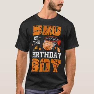 T-shirt Bro Of The Birthday Boy Basketball B-day Décoratio