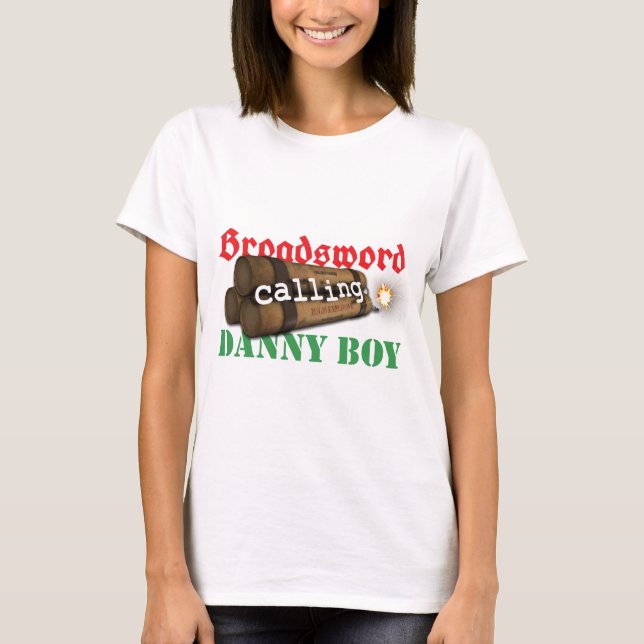 T-shirt Broadsword appelle le garçon de Danny (Devant)
