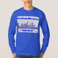Broadway Blueshirts véritable Longsleeve bleu
