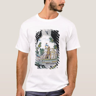 T-shirt Broc dépeignant la construction d'a