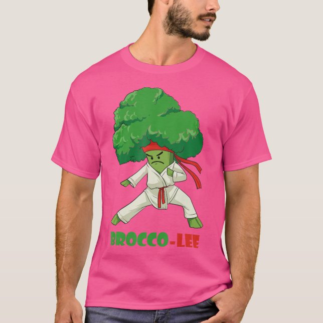 T-shirt Brocco-Lee - Drôle Végétarien Broccoli K (Devant)