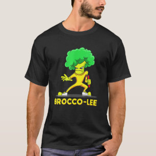 T-shirt Brocco Lee Mma Arts Martiaux Tee Végétaliens Légum
