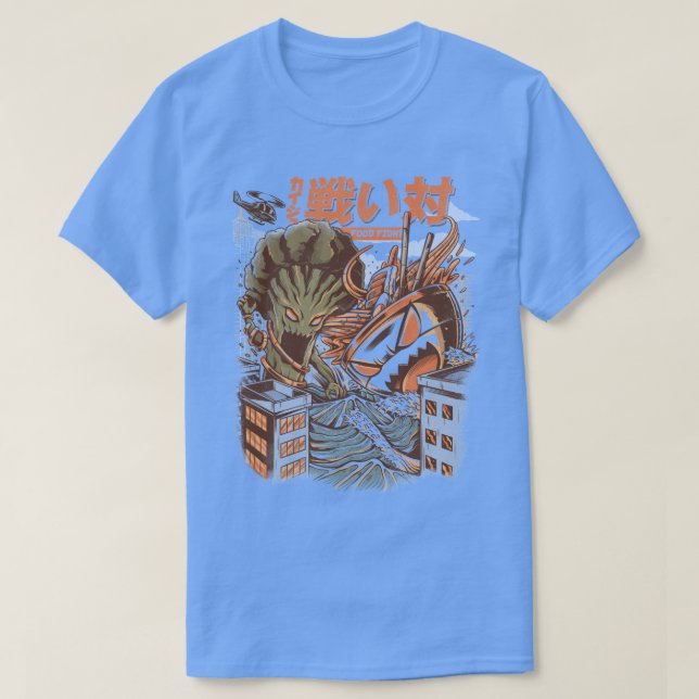 T-shirt Brocco vs Ramen Kaijus (Design devant)