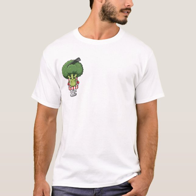 T-shirt Broccoli Barber Shop Special (Devant)