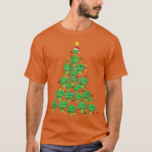 T-shirt Broccoli Christmas Tree Funny Broccoli Lover Xmas