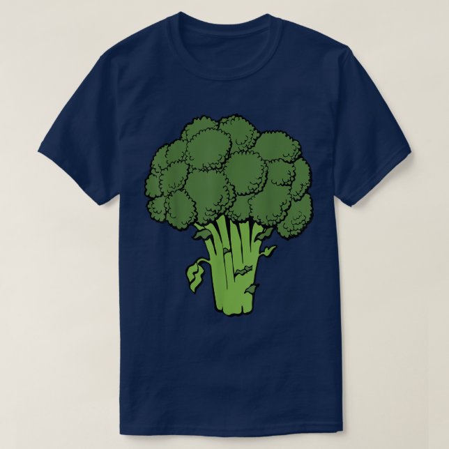 T-shirt Broccoli est un végétable graphique amusant à la v (Design devant)