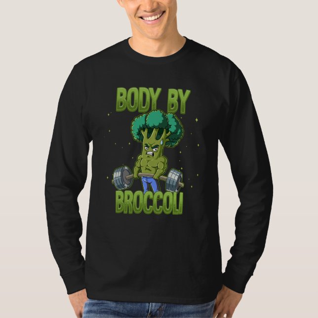 T-shirt Broccoli Gym Weight Training Body By Broccoli (Devant)