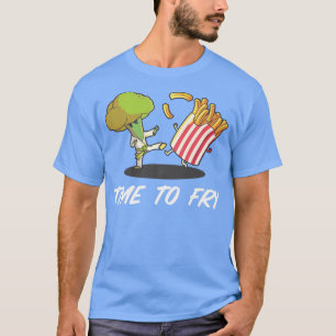 T-shirt Broccoli Temps pour frire des légumes amusants Vég
