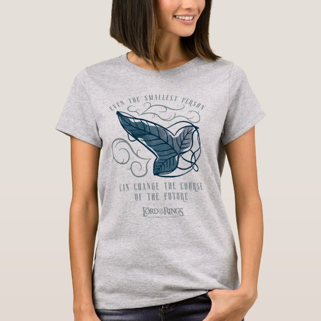 T-shirt Broche elfique de la Communauté Citation Graphique (Devant)