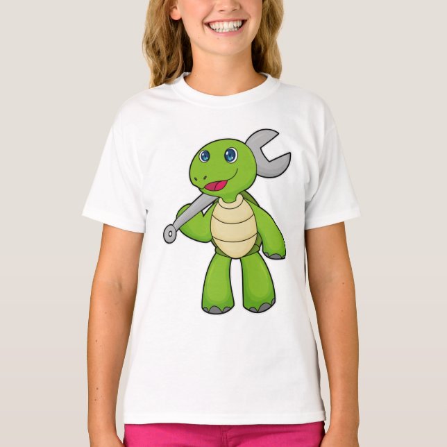 T-shirt Broche mécanique de tortue (Devant)