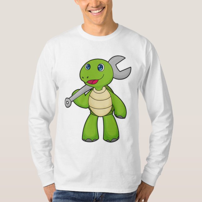 T-shirt Broche mécanique de tortue (Devant)