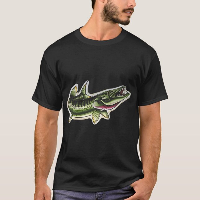 T-shirt Brochet maillé (Devant)