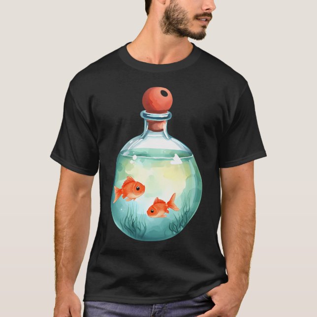 T-shirt Brochet poisson marchand (Devant)