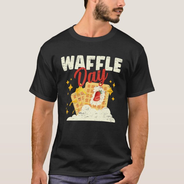T-shirt Brochure à cône de jour gaufre (Devant)