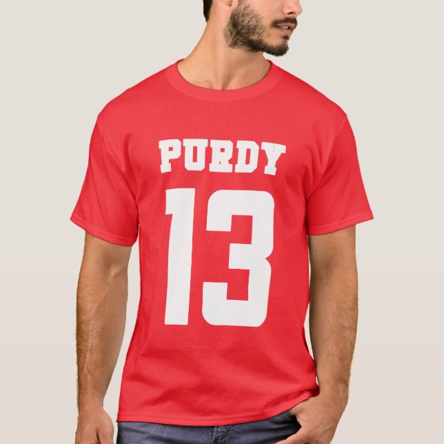 T-shirt brock purdy (Devant)