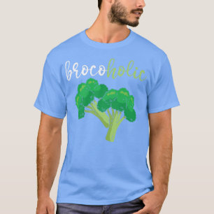 T-shirt Brocoholic Brocoli Vegan Lover Vegetable en santé