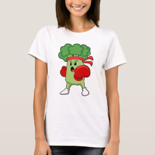 T-shirt Brocoli à la boîte avec gants de boxe