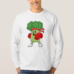 T-shirt Brocoli à la boîte avec gants de boxe