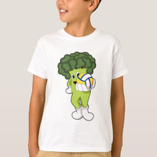 T-shirt Brocoli aux sports de volleyball