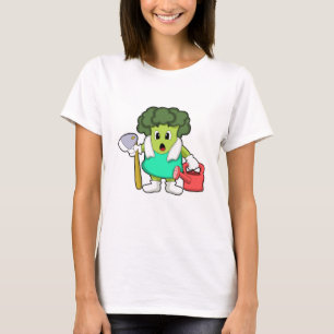 T-shirt Brocoli comme fermier avec arrosage