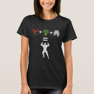 T-shirt Brocoli de poulet Rice Bodybuilding Régime aliment