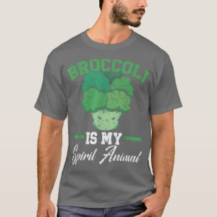 T-shirt Brocoli est mon esprit animal Vegan Vegetable Vege