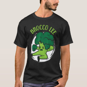 T-shirt Brocoli Vegan Brocco Lee Légume Sain Végétalien