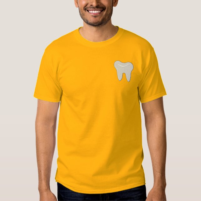 T-shirt Brodé Dent (Devant)