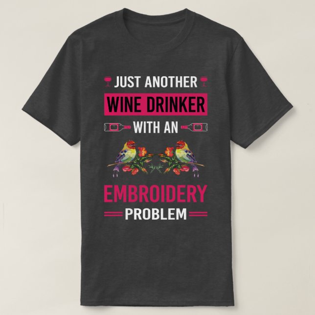 T-shirt Broder Broder Boisson de vin (Design devant)