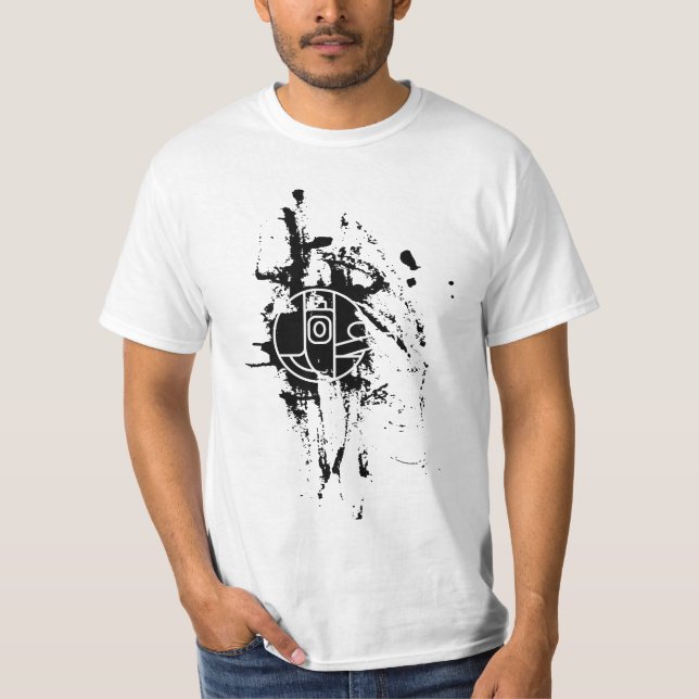 T-shirt Broderie de Boîte à Navette (Devant)