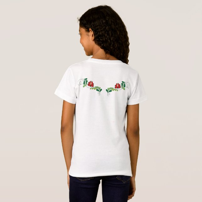 T-Shirt Broderie Florale Matyo (Dos entier)