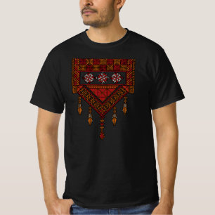 T-shirt Broderie palestinienne de Tatreez   Art palestinie