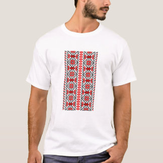 T-shirt Broderie ukrainienne Vyshyvanka Print Folk Ethniqu